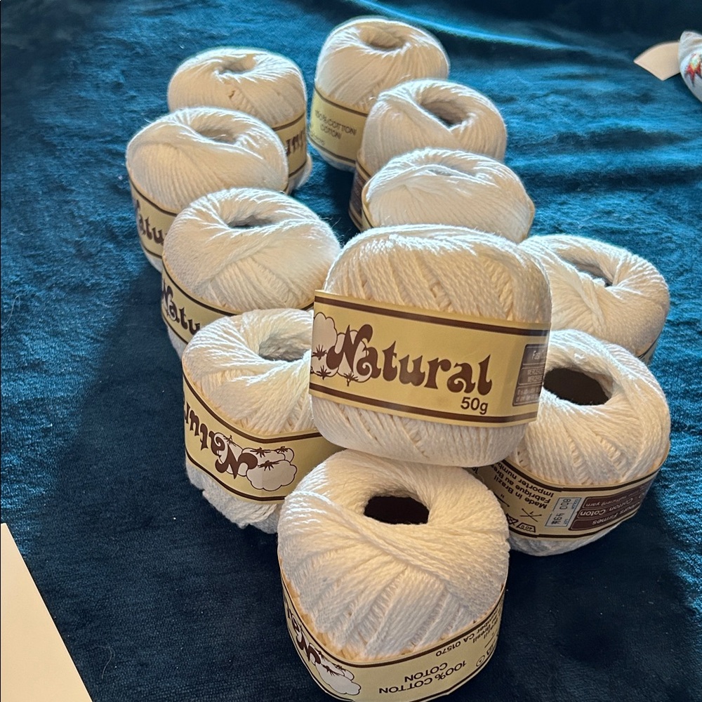 Vintage 100% cotton yarn